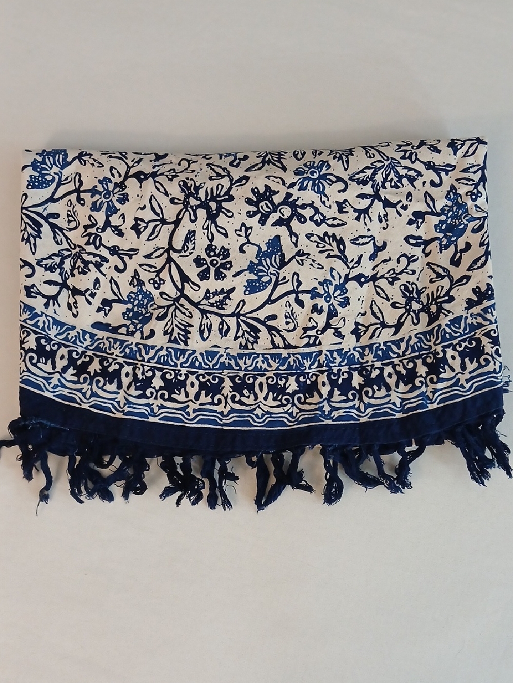 Blue & White Tablecloth